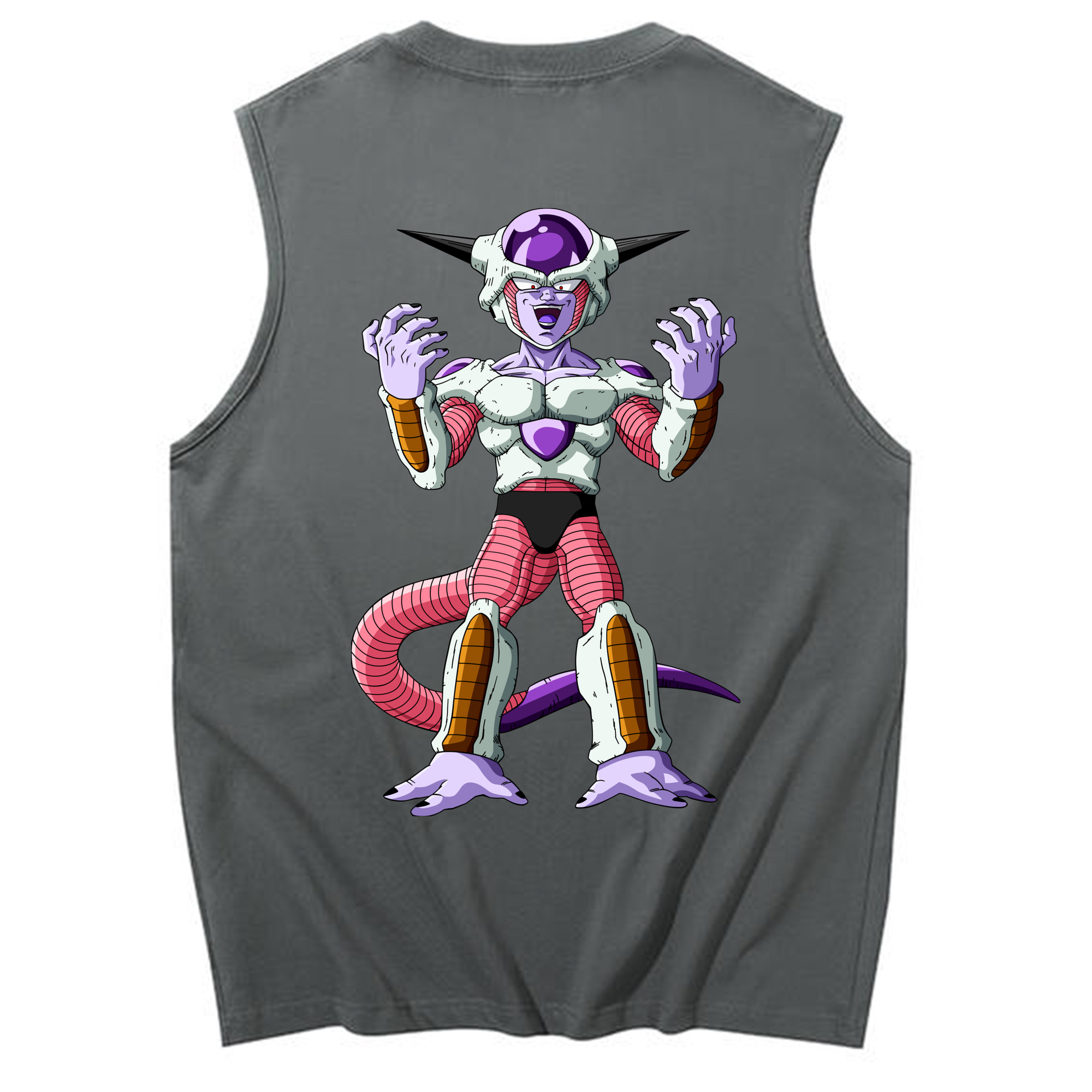 （画像用） ドラゴンボール フリーザ DRAGON BALL Frieza コットン100％タンクトップ（背面プリント）